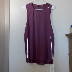 Lululemon Fast and Free Tank Top with Reflective size Large